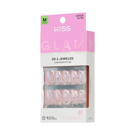 KISS Glam Premium Faux Nails - Breeze Of Bliss-731509225204-LR-359971-10-LR eShop