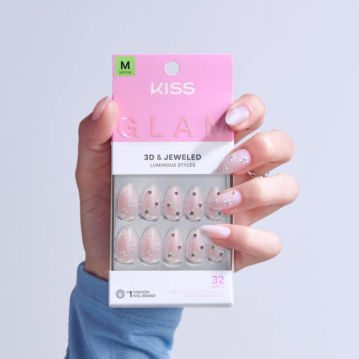 KISS Glam Premium Faux Nails - Breeze Of Bliss-731509225204-LR-359971-8-LR eShop