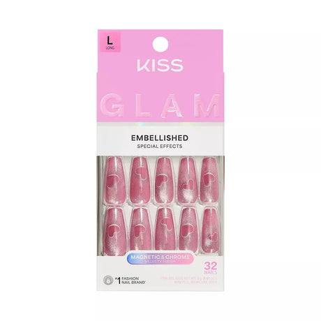 KISS Glam Premium Faux Nails - Pink Sugar-731509225136-LR-359968-1-LR eShop