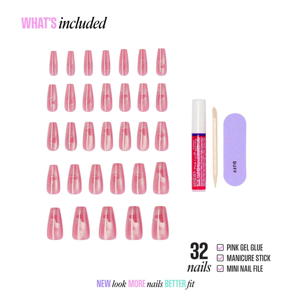 KISS Glam Premium Faux Nails - Pink Sugar-731509225136-LR-359968-5-LR eShop