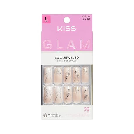 KISS Glam Premium Faux Nails - Wrapped in Beauty-731509225198-LR-359970-1-LR eShop