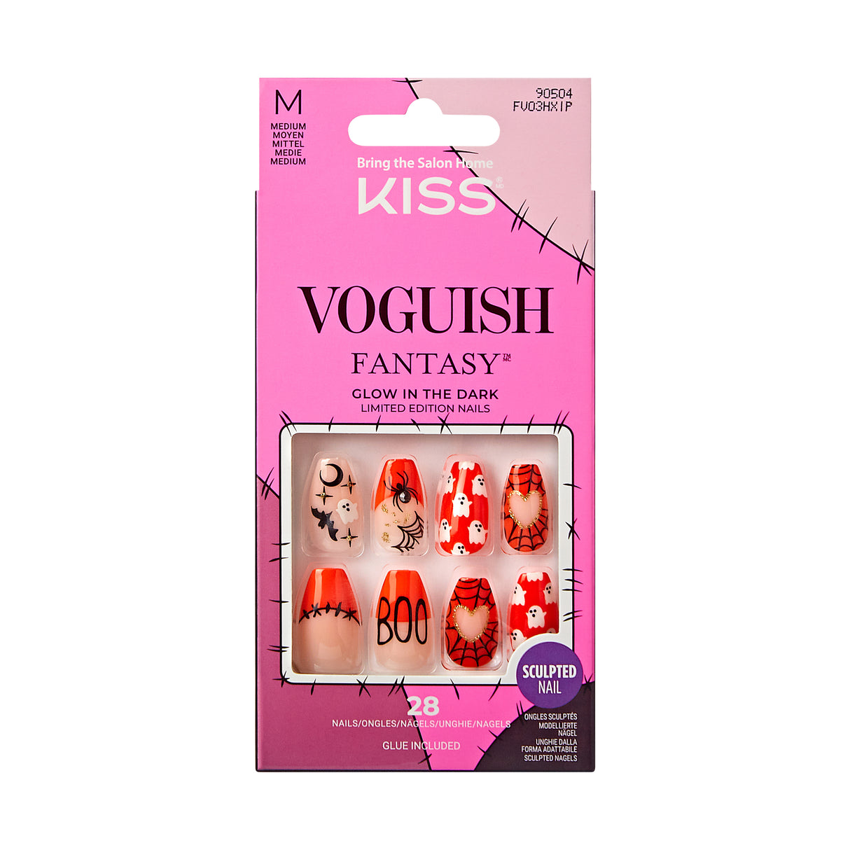KISS Halloween Spooky & Chic Wickedly Sweet Nails Display, 20 count-731509906097-LR-349363-8-LR eShop