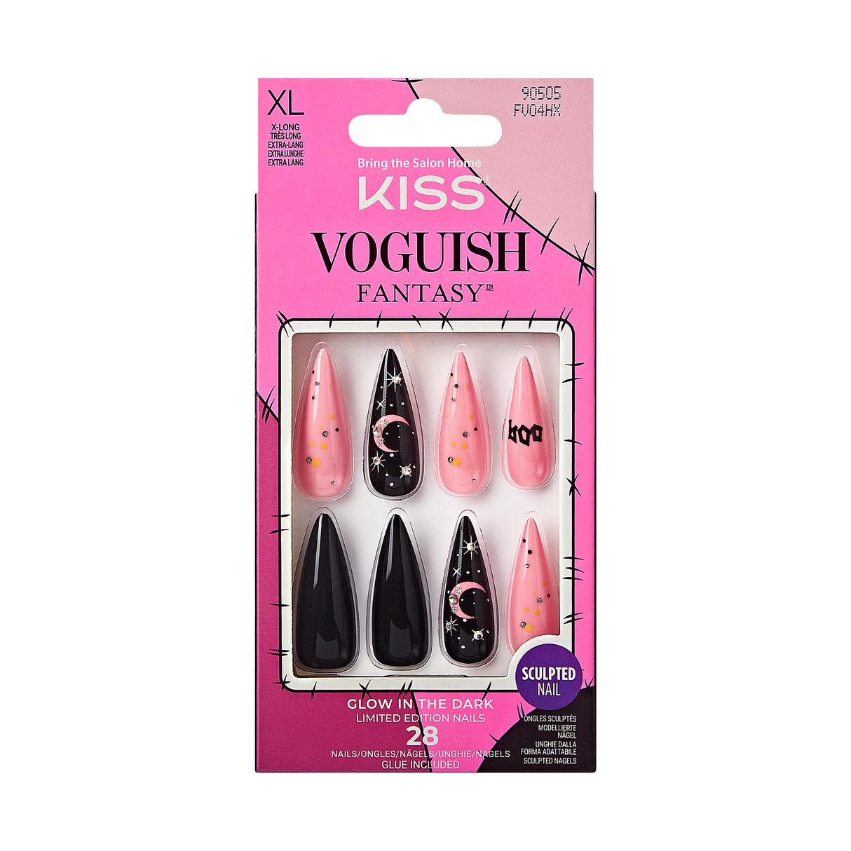 KISS Halloween Spooky & Chic Wickedly Sweet Nails Display, 20 count-731509906097-LR-349363-9-LR eShop