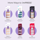 KISS imPRESS Color FX Press On Nails - Diamond Drip-731509228625-LR-360005-9-LR eShop
