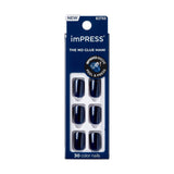 KISS imPRESS Color Press-On Fake Nails - Never Too Navy-731509837551-LR-338447-1-LR eShop