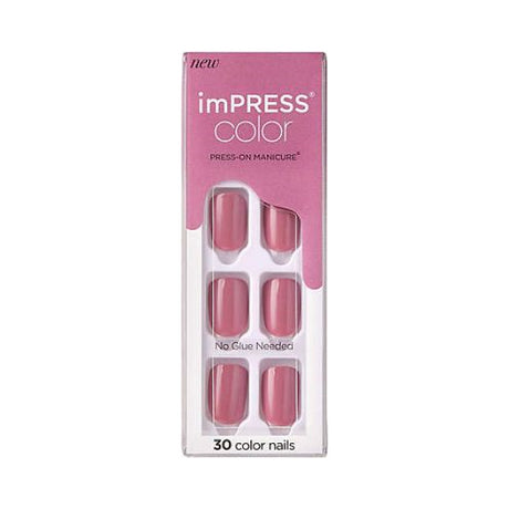KISS imPRESS Color Press-On Fake Nails - Petal Pink-731509837445-LR-338436-1-LR eShop