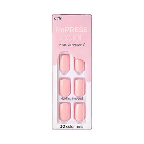 KISS imPRESS Color Press-On Fake Nails - Pick Me Pink-731509837414-LR-338433-1-LR eShop