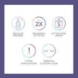 KISS imPRESS Falsies Individual Lashes Long Lasting Self Adhesive - Demi Natural-731509947588-LR-356507-9-LR eShop