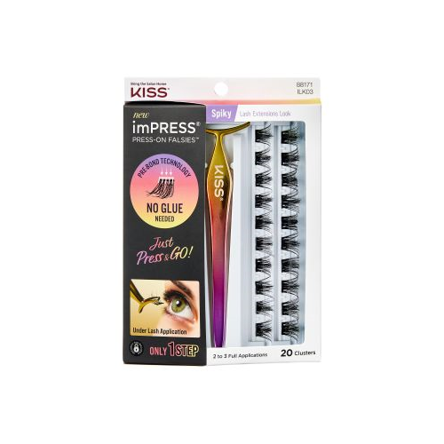 KISS imPRESS Falsies Individual Lashes With Applicator - Spiky, 20 count-731509881714-LR-346845-1-LR eShop