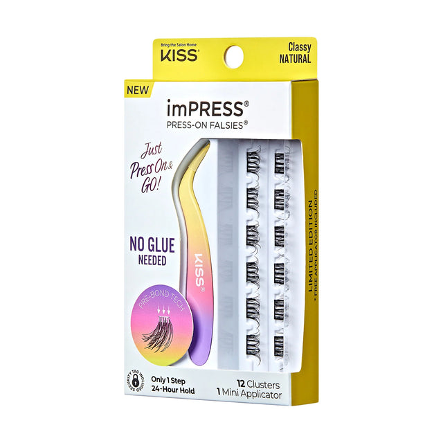 KISS imPRESS Falsies Individual Lashes With Mini Applicator - Classy Natural, 12 count-731509910384-LR-351998-1-LR eShop