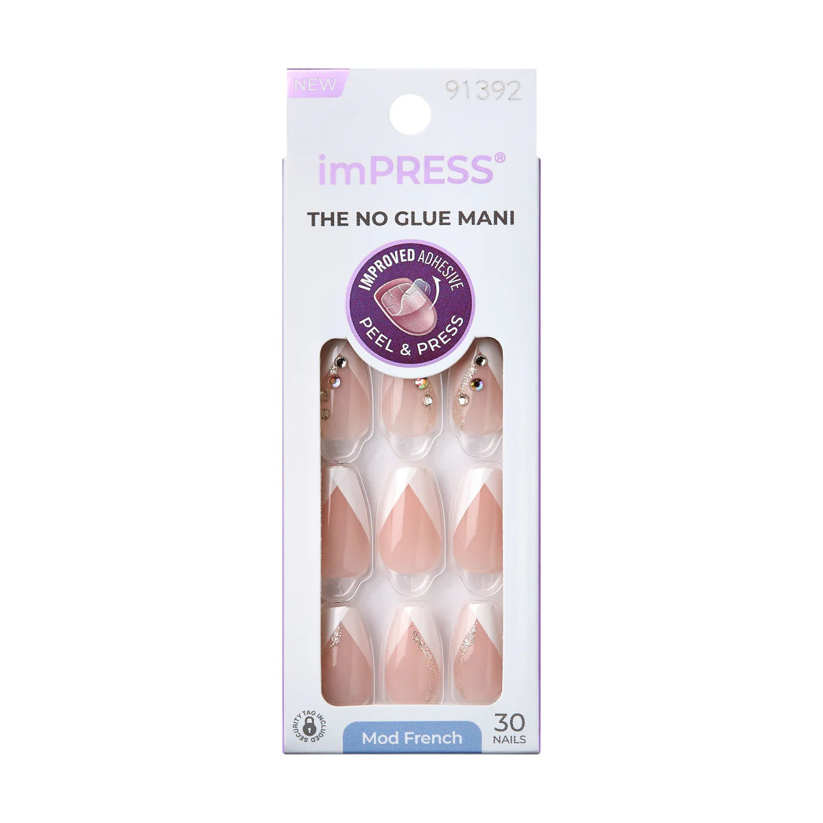 KISS ImPRESS Modern French Press on Nails - Glimpse-731509913927-LR-357161-6-LR eShop