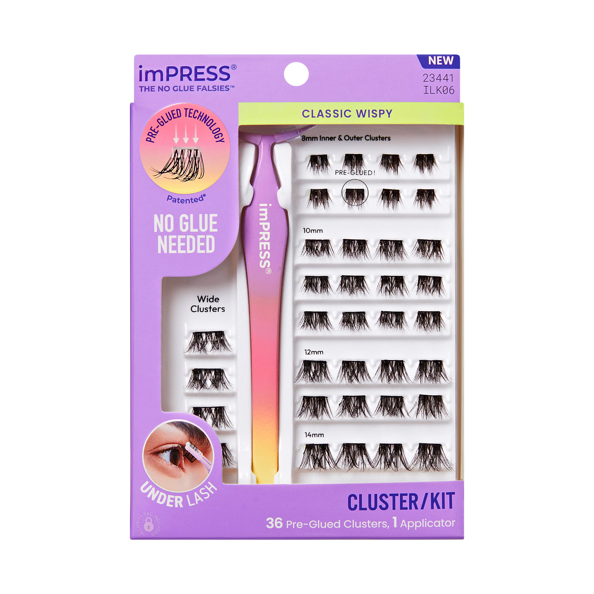 KISS imPress Press On False Lash Kit - Classic Wispy, 36 clusters-731509234411-LR-360018-1-LR eShop