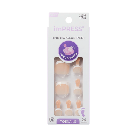 KISS imPRESS Press On Pedicure - Blanc Chic-731509212990-LR-359941-1-LR eShop