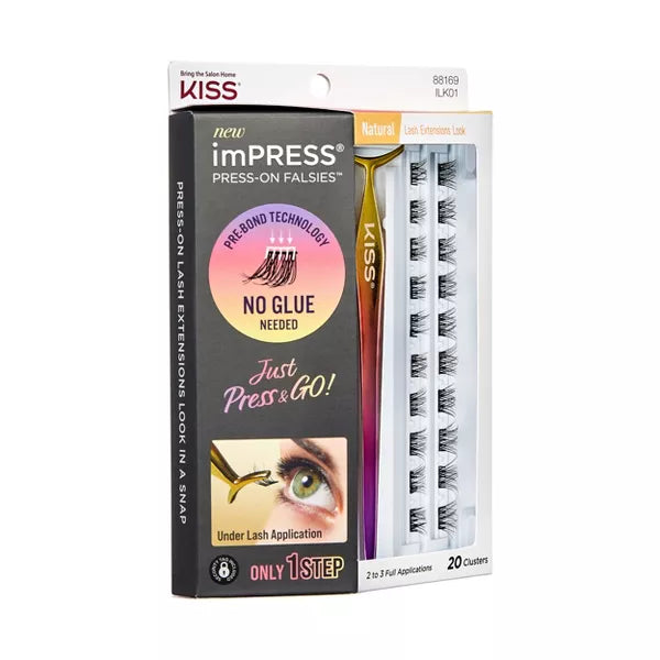 KISS imPRESS Self Adhesive Lashes - Natural, 20 count-731509881691-LR-346843-5-LR eShop