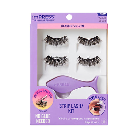 KISS imPRESS The No Glue Falsies - Classic Volume, 2 pairs-731509223736-LR-359951-1-LR eShop