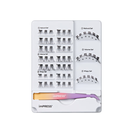 KISS imPRESS The No Glue Falsies Individual Lash Kit - Assorted Classics, 60 count-731509223644-LR-359947-2-LR eShop