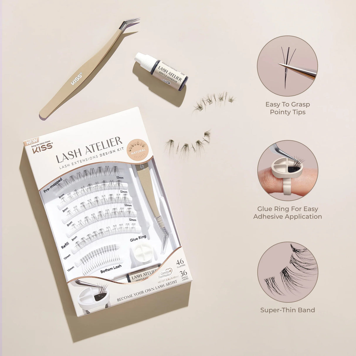 KISS Lash Atelier Individual Lash Extensions Design Kit - Natural-731509952483-LR-356520-6-LR eShop