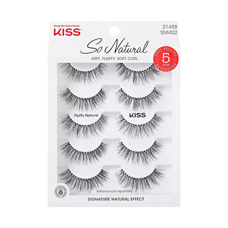 KISS Lash Couture Extended Wear False Eyelashes - 02 So Natural, 5 pairs-731509214888-LR-359943-1-LR eShop