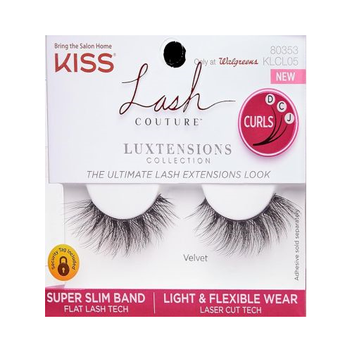 KISS Lash Couture Luxtension False Eyelashes 'Velvet' 12 Mm Reusable Strip Lashes-731509803532-LR-351296-1-LR eShop