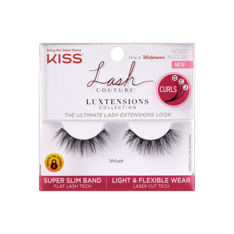 KISS Lash Couture Luxtension False Eyelashes 'Velvet' 12 Mm Reusable Strip Lashes-731509803532-LR-351296-2-LR eShop