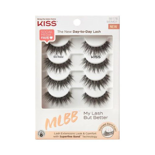 KISS My Lash But Better Everyday Lash - So Real, 4 count – L&R eShop