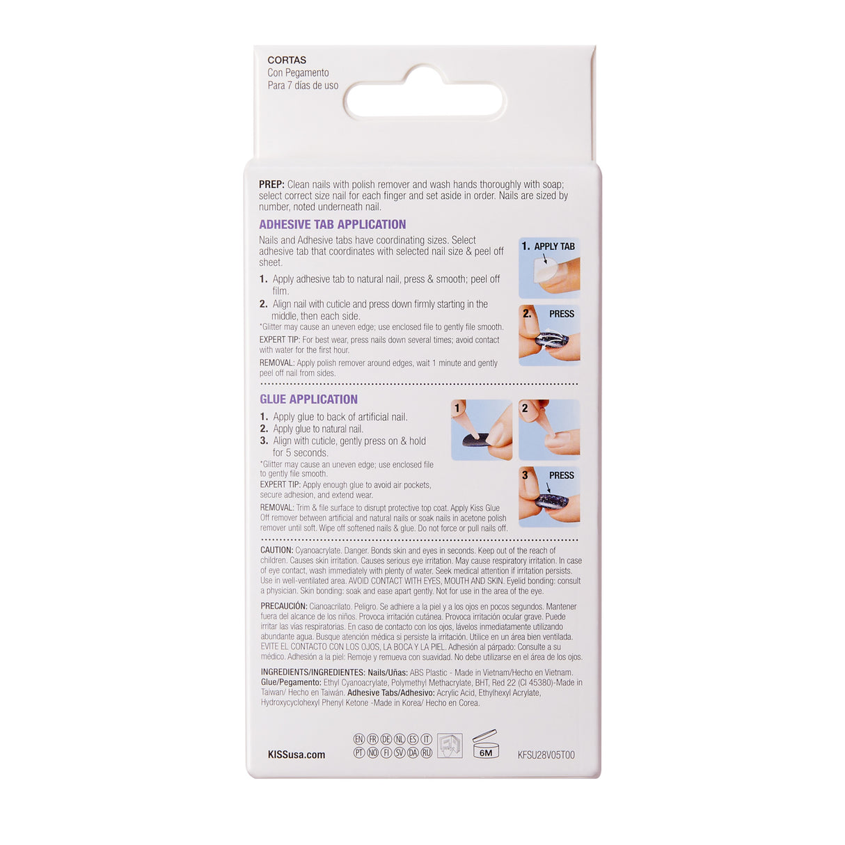 KISS Nails Gel Fantasy Short Length, Aim High-731509606775-LR-309969-7-LR eShop