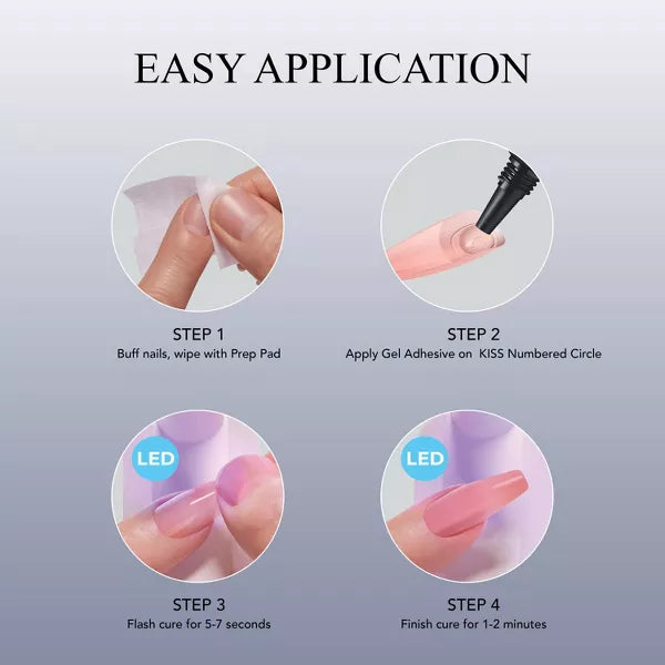 KISS Salon X-tend Design Press On Nails - Nonsense-731509916348-LR-352044-9-LR eShop