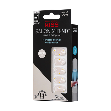 KISS Salon X-tend Design Press On Nails - Red Flag-731509916355-LR-352004-1-LR eShop