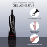 KISS Salon X-tend Design Press On Nails - Red Flag-731509916355-LR-352004-8-LR eShop