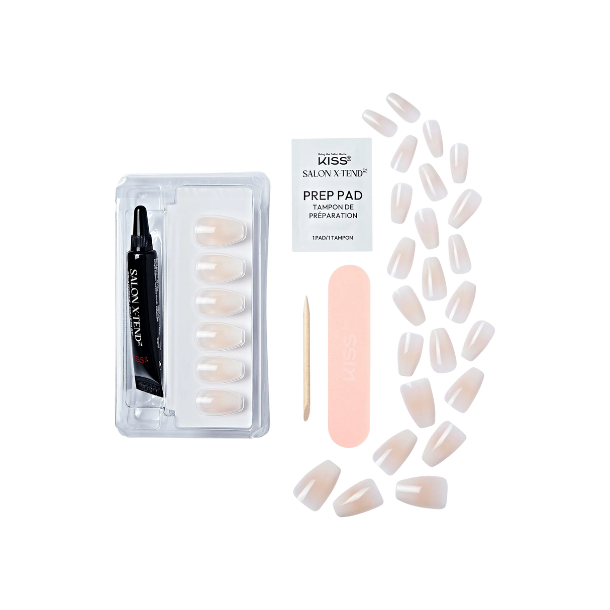 KISS Salon X-tend Design Press On Nails - Words-731509916331-LR-352009-2-LR eShop