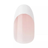 KISS Salon X-tend LED Soft Gel System Pure Fake Nails - Medium Oval French, 36 count-731509915853-LR-351985-3-LR eShop