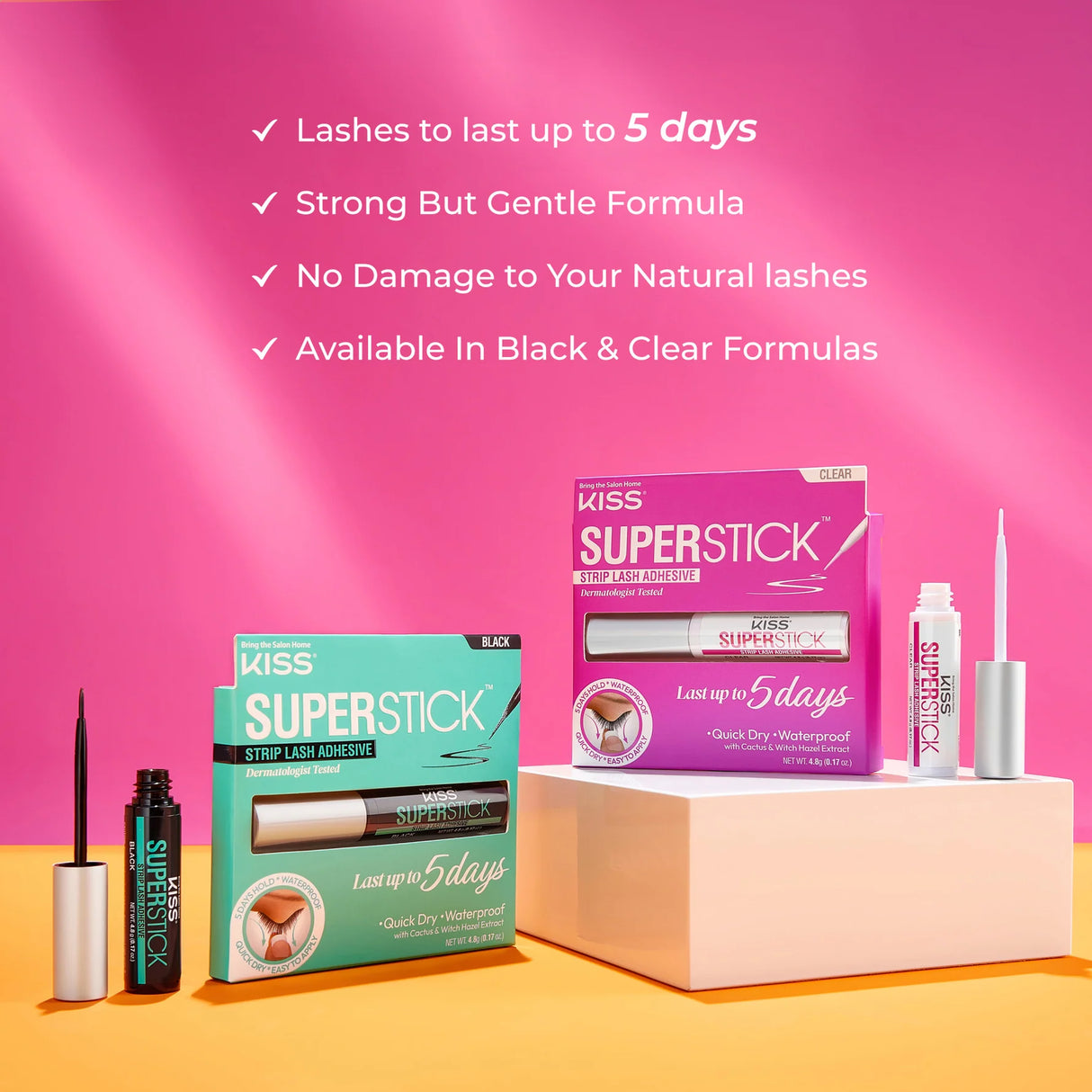 KISS Super Stick Strip Lash Adhesive - Clear-731509953961-LR-356526-9-LR eShop