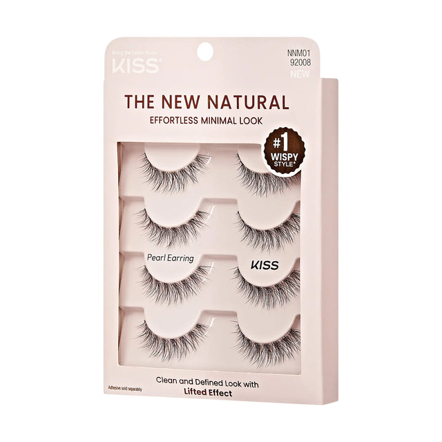 KISS The New Natural Effortless Minimal Look False Lash - Pearl Earring, 4 count-731509920086-LR-351999-1-LR eShop