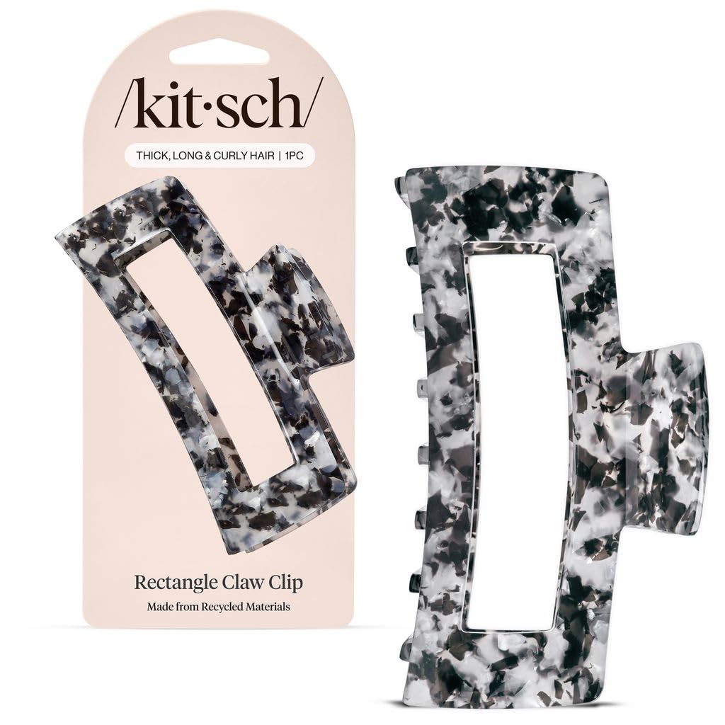 kitsch Jumbo Open Shaped Hair Clip for Women - Black-819677028190-LR-363797-1-LR eShop