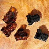Kitsch Recycled Plastic Mini Cloud Clips 6pc Set- Black and Tort-810112566215-LR-362130-5-LR eShop