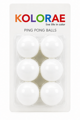 KOLORAE Ping Pong Balls - White, 6 count-819507015581-LR-345324-1-LR eShop