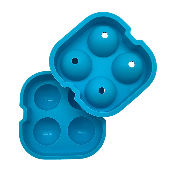 KOLORAE Silicone 4 Ball Ice Tray - Assorted Colors-819702020991-LR-344983-2-LR eShop