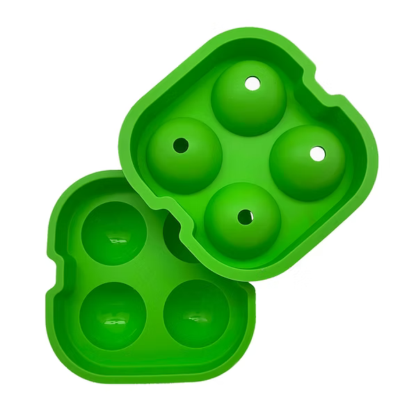 KOLORAE Silicone 4 Ball Ice Tray - Assorted Colors-819702020991-LR-344983-3-LR eShop