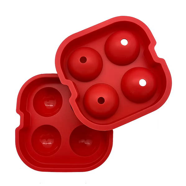 KOLORAE Silicone 4 Ball Ice Tray - Assorted Colors-819702020991-LR-344983-5-LR eShop