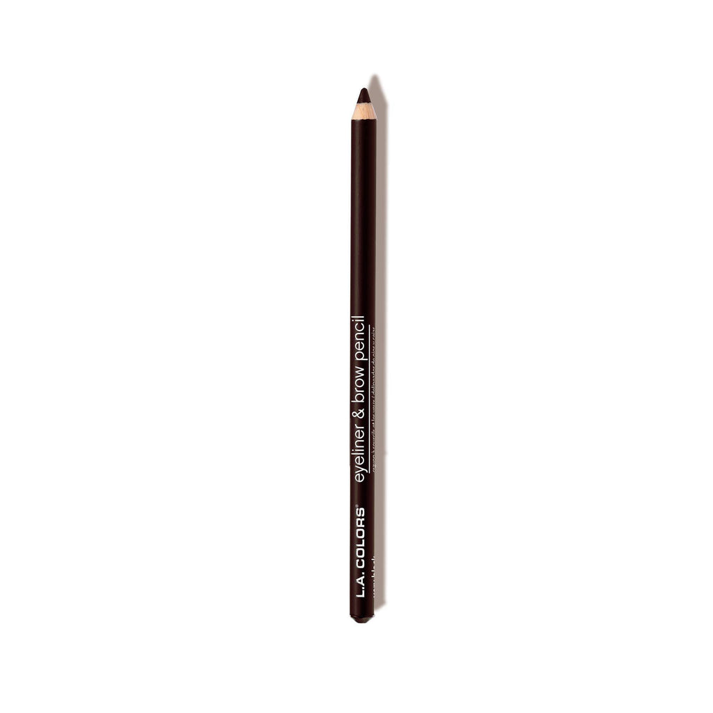 L.A. Colors 7" Eyeliner & Brow Pencil - Black Brown-081555732271-LR-336020-2-LR eShop