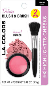 L.A. COLORS Blusher & Deluxe Brush - Mink-081555731434-LR-357842-1-LR eShop