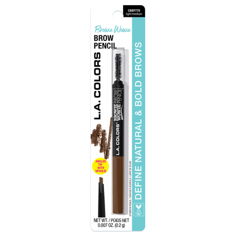 L.A. COLORS Browie Wowie Brow Pencil - CBBP770A Light Medium, Carded-081555737702-LR-334104-1-LR eShop