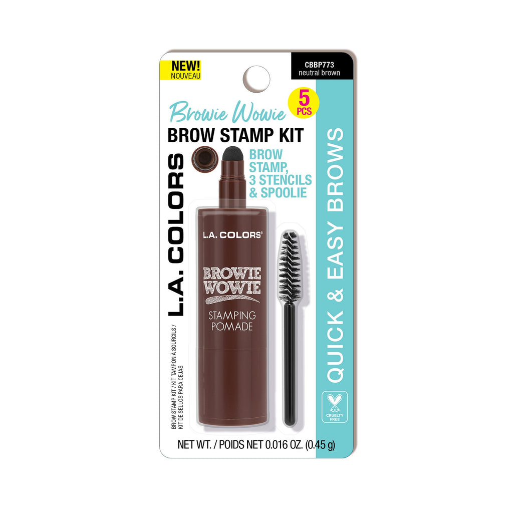 L.A. COLORS Browie Wowie Brow Stamp Kit - CBBP773 Natural Brown, Carded-081555737733-LR-352124-1-LR eShop