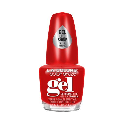 L.A. Colors Color Craze Extreme Shine Gel Nail Polish - Fierce, 0.44 fl oz-081555547073-LR-280476-1-LR eShop