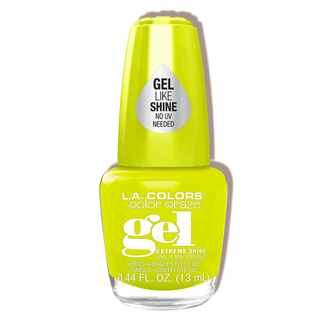 L.A. COLORS Color Craze Extreme Shine Gel Polish - CNL223 Day Glow-081555512231-LR-335124-1-LR eShop