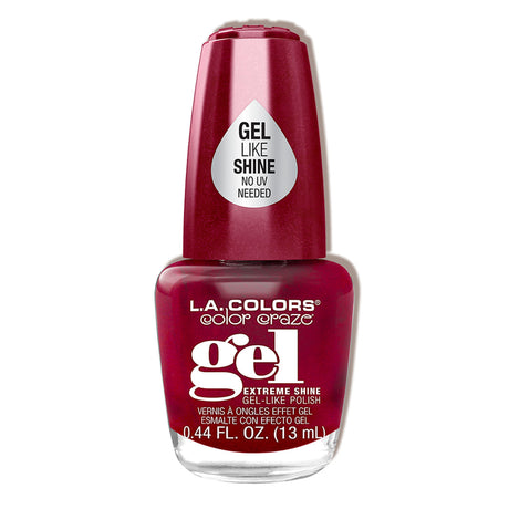 L.A. Colors Color Craze Extreme Shine Gel Polish - Red Carpet Ready-081555547677-LR-290808-1-LR eShop