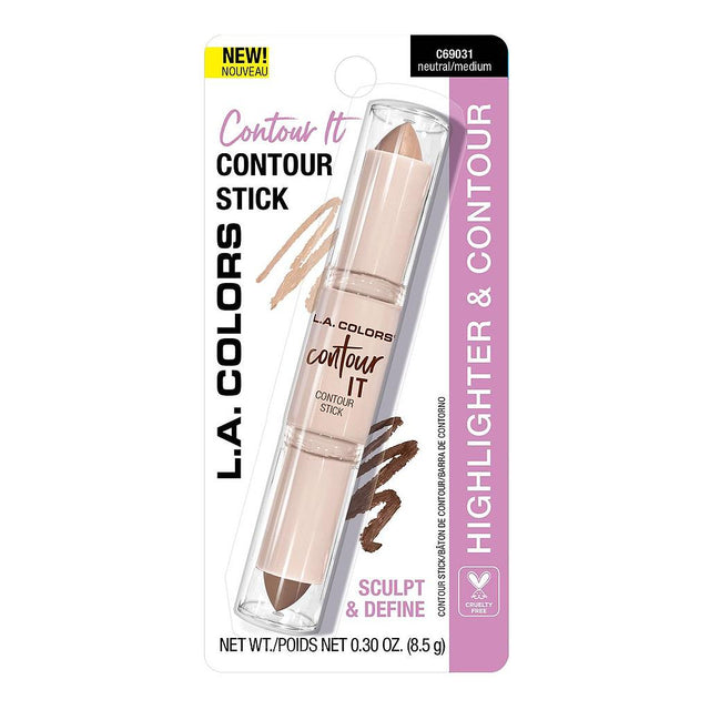 L.A. COLORS Dual Contour Stick - Neutral/Medium-081555690311-LR-357840-1-LR eShop
