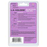 L.A. Colors Full Cover Artificial Nail Tips, Short Length, Square, 80 CT-081555740108-LR-338144-2-LR eShop