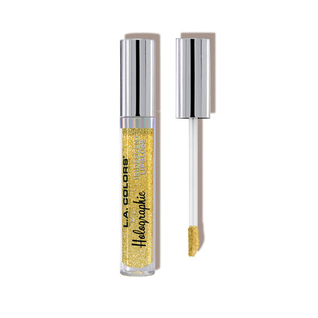 L.A. COLORS Holographic Iridescent Lip Gloss - Gold Rush-081555738099-LR-357849-2-LR eShop