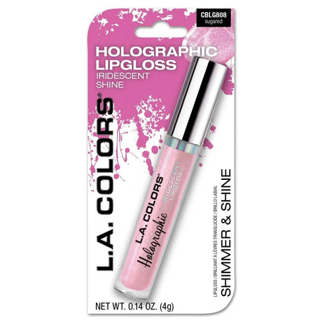 L.A. COLORS Holographic Iridescent Lip Gloss - Sugared-081555738082-LR-357848-1-LR eShop